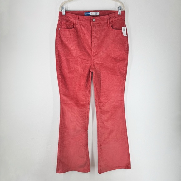 NWT Old Navy Higher High Rise Flare Corduroy in Spice Girl Women’s Size 14 - Picture 1 of 9